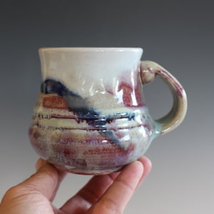 12 oz Coffee Mug Pottery, pottery mug, unique coffee mug, handmade ceramic cup, tea cup, coffee cup, handthrown mug, stoneware mug