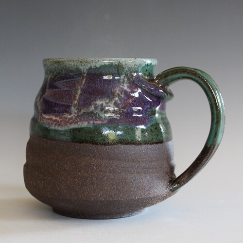 14 oz Mug | Handmade Pottery | Handmade Coffee Mug | Ceramic Mug | Stoneware Mug | Unique Coffee Mug | coffee Mug Pottery | Pottery Mug