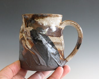 13 oz Coffee Mug | Handmade Pottery | Handmade Coffee Mug | Ceramic Mug |Stoneware Mug | Unique Coffee Mug |coffee Mug Pottery | Pottery Mug