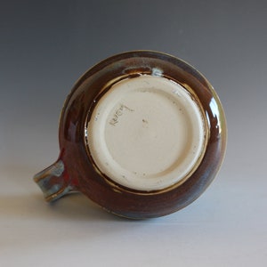 18 oz Unique Coffee Mug handmade ceramic cup handthrown mug stoneware mug pottery mug ceramics and pottery image 7