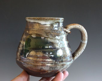24 EXTRA LARGE coffee mug, handmade cup, handthrown mug, stoneware mug, wheel thrown pottery mug, ceramics and pottery