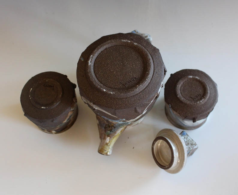 Tetera artesanal con 2 tazas: Cerámica y Alfarería imagen 6