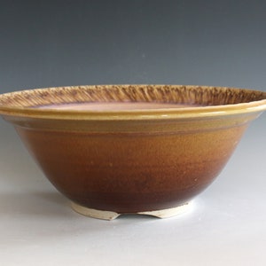 Handmade Pottery Pottery ceramic bowl Serving Bowl Pottery Bowl Handmade Ceramic Bowl Stoneware Bowl Ceramic Serving Bowl image 2