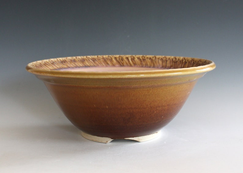 Handmade Pottery Pottery ceramic bowl Serving Bowl Pottery Bowl Handmade Ceramic Bowl Stoneware Bowl Ceramic Serving Bowl image 2