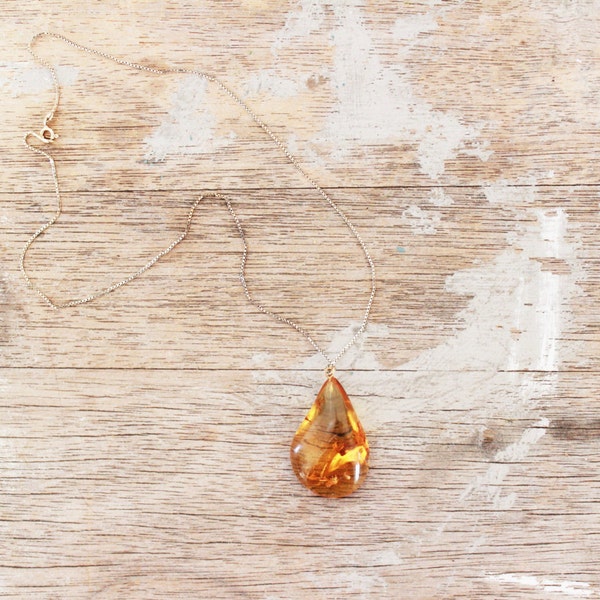 vintage amber necklace