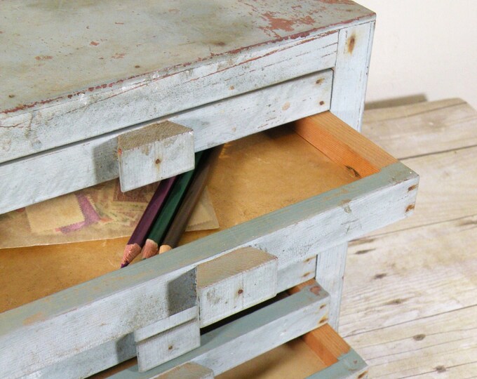 Vintage Flat File 8 Drawer Etsy