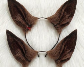Handmade Realistic Horse Ears Headband, Costum 49 Colors, Sleek Equine Cosplay Ears, Faux Fur Pony/Stallion Kemonomimi Therian Gear.