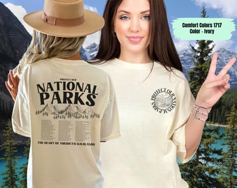 Comfort Colors, National Park Shirt, Vacation Tee, Protect Our National Parks TShirt, National Park Tee, Graphic Tee, Camping, Travel Gift