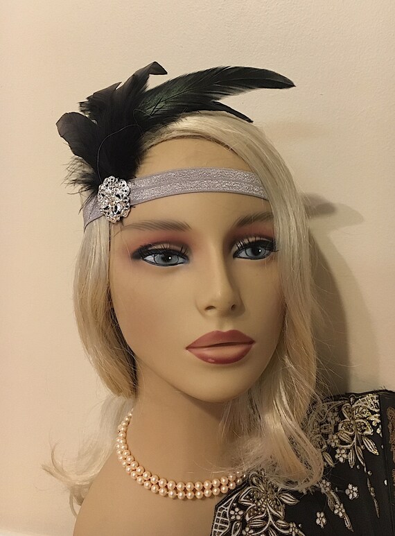 Flapper Headband Gatsby Headband 20s Flapper Headpiece Great Etsy