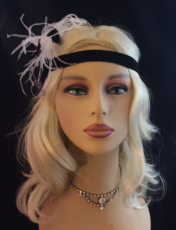 Great Gatsby Headband Flapper Girl Headband Art Deco Flapper Etsy