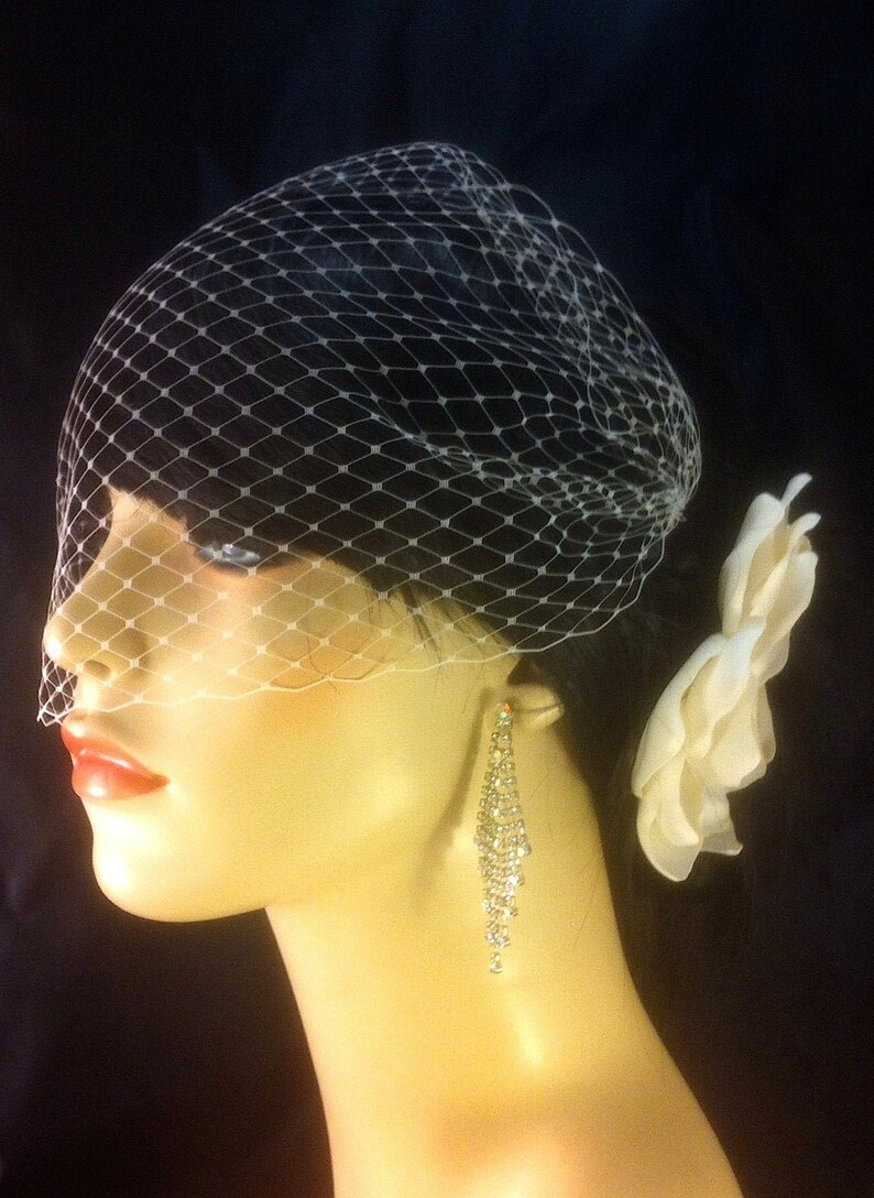 Bridal Fascinator Ivory Gardenia Bridal Flower Fascinator Etsy