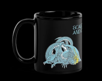 Twenty One Pilots Scaled and Icy Black Glossy Mug