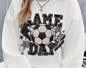 Camiseta de fútbol del día del partido PNG, descarga digital