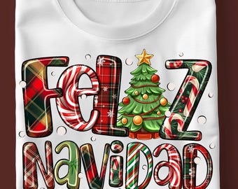 Feliz Navidad Png, Mexican Christmas Png, Digital Download