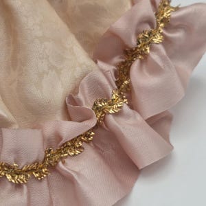 Vintage 1940s Composition Princess Anna Storybook Doll Blonde Hair Pink Dress image 5
