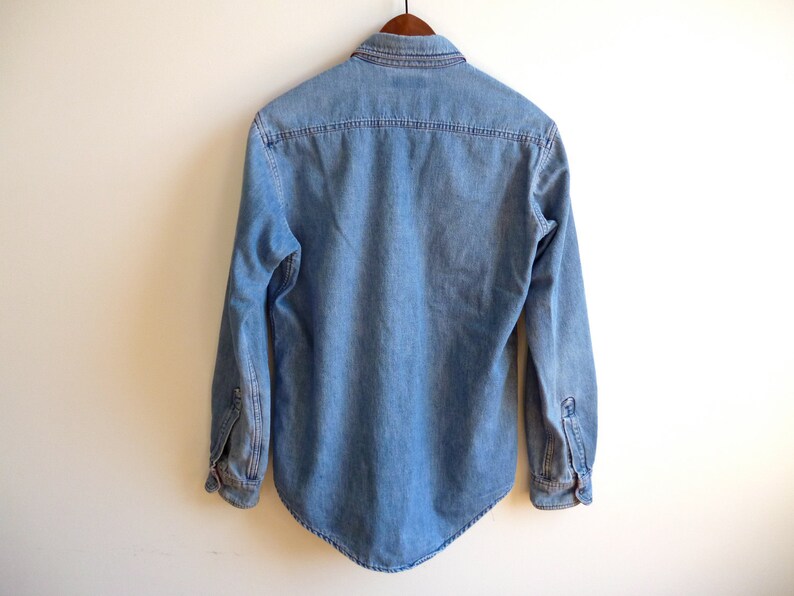 ll bean denim shirt mens