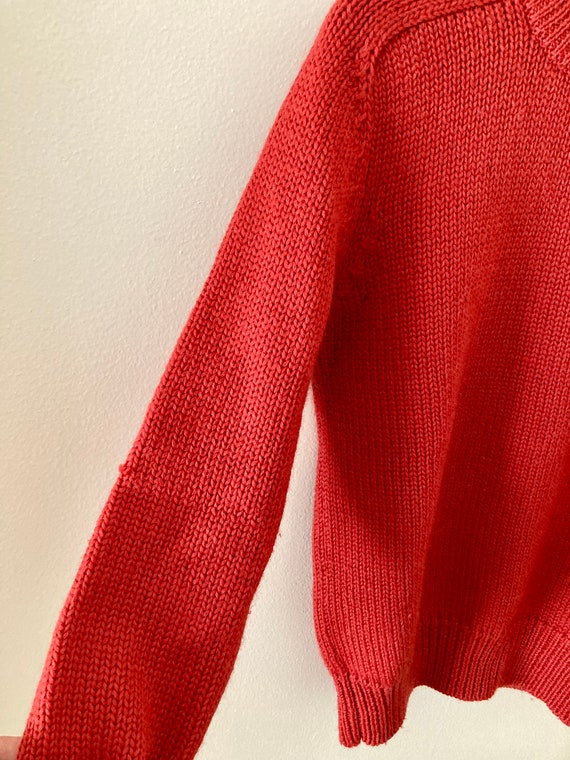 Vintage Woolrich Sweater Orange Women’s Small - image 5