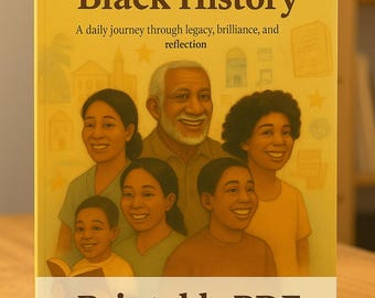 12 Days of Black History Workbook | Family & Classroom Resource (Printable PDF)
