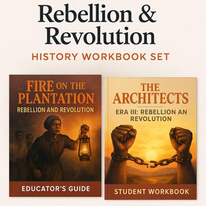 Curriculum der schwarzen Geschichte: Rebellion & Revolution Arbeitsbuchset (druckbare PDF)