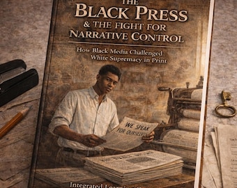 Black Press Narrative Control Workbook | Media, Civil Rights, Social Justice (PDF)