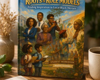 Roots & Vorbilder Arbeitsbuch | Black Geschichtsaktivitäten für die Mittelschule (druckbare PDF)