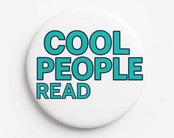 People Read Button Pin – Booktok Reader Accessory
