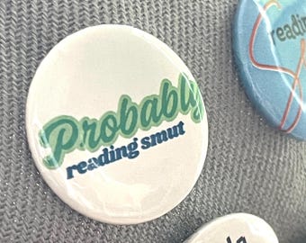Probably Reading “Smet” – Button Pin