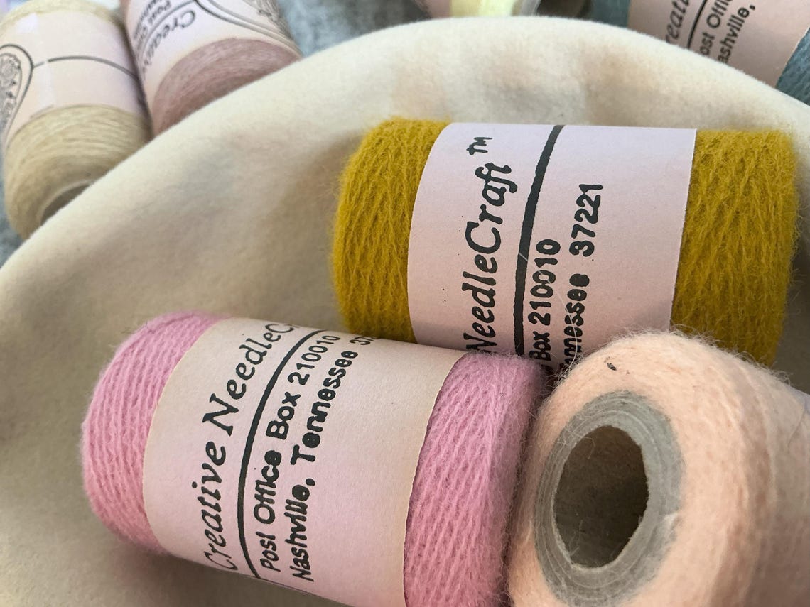 Creativeneedlecraft Vintage Thread Spools- Straw-perfect for Hand ...