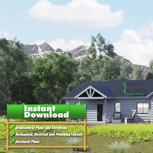Red River Texas Barndominium - Barndominium Plans | Modern Barn House Blueprint for Builders and DIY - DWG & PDF