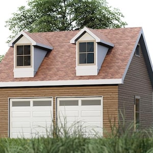 Pinehaven Loft Garage Apartment - 3-Car Garage with Upstairs Loft | ADU House Design Blueprint - DWG & PDF