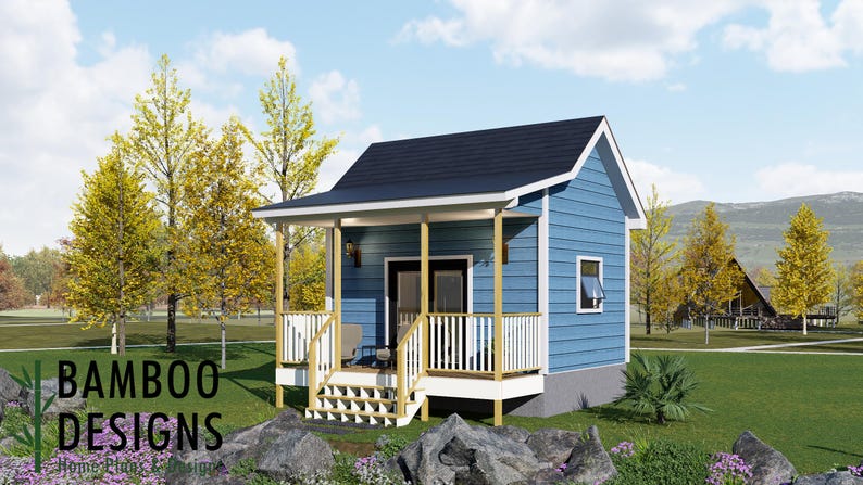 Azure Tiny Home · 12x16 plan by Bamboo Designs
