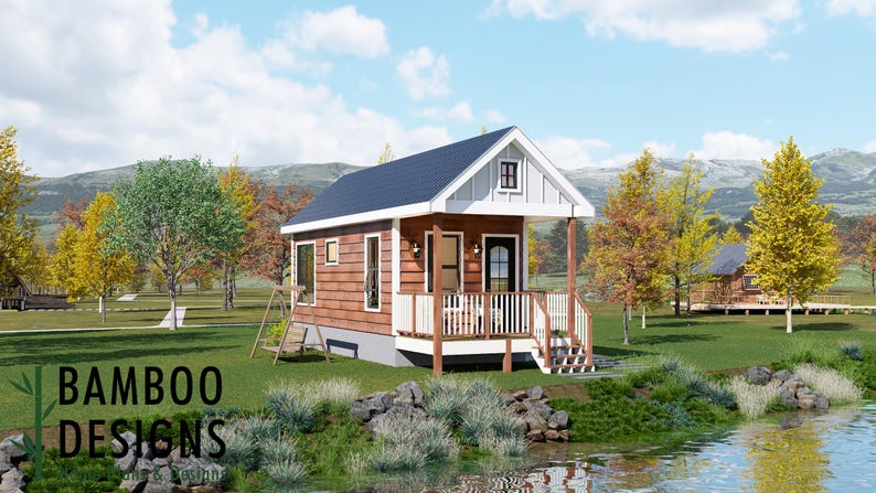 Hina12x20 Tiny Home plan by Bamboo Designs