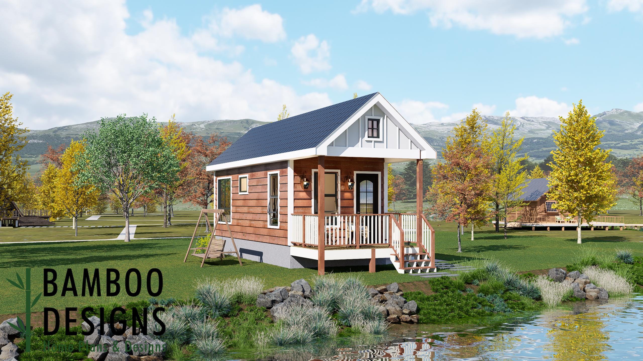 Image of Hina 12x28 Tiny Home Plan – Modern Compact Living with Timeless Style