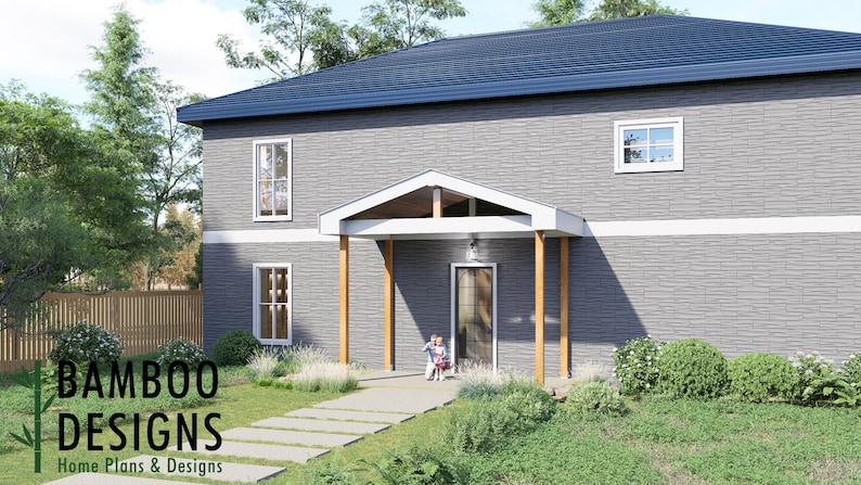 Virago Porch Cover · 8x14 plan by Bamboo Designs