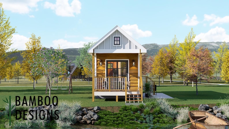 Rin 12x20 Tiny Home plan by Bamboo Designs