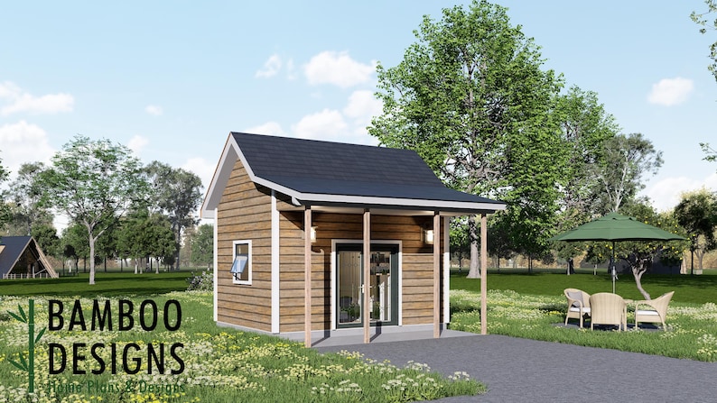 Vince Tiny Home · 12x16 plan by Bamboo Designs