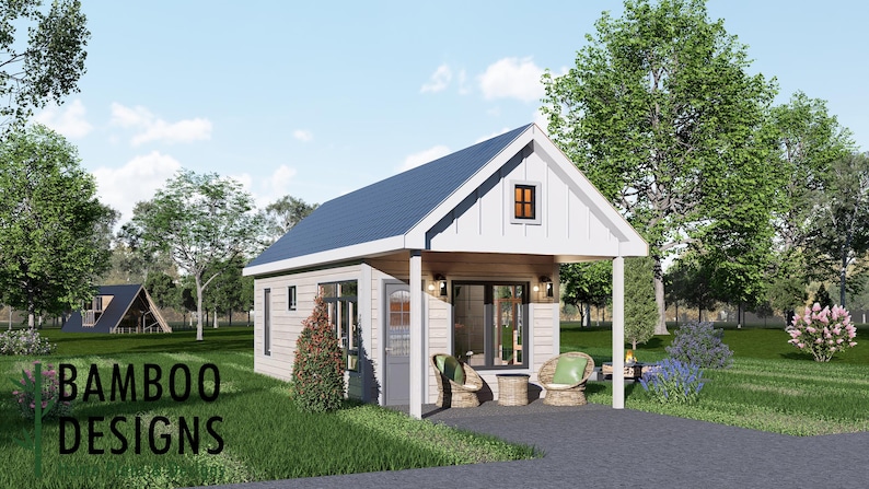 White Lotus 14x30 Tiny Home plan by Bamboo Designs