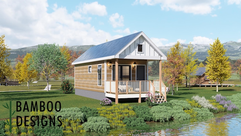 Fumi 14x32 Tiny Home plan by Bamboo Designs