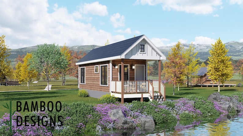 Ado 12x32 Tiny Home plan by Bamboo Designs