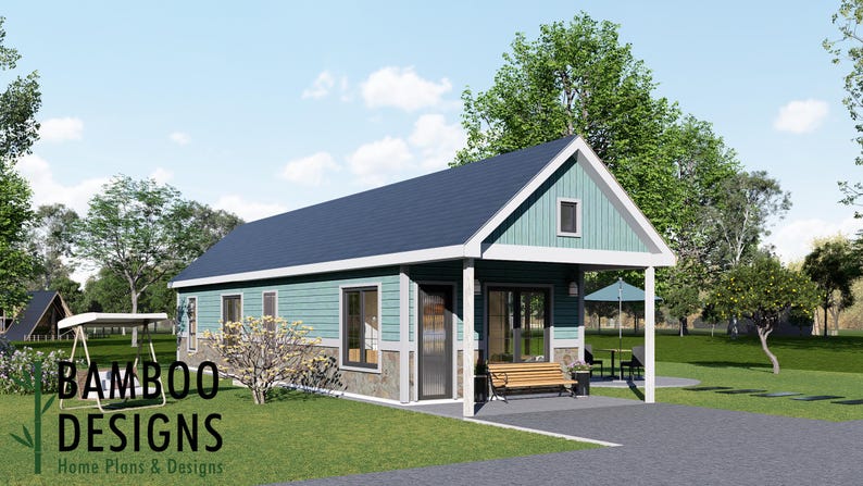 Truli Tiny Home · 16x54 plan by Bamboo Designs