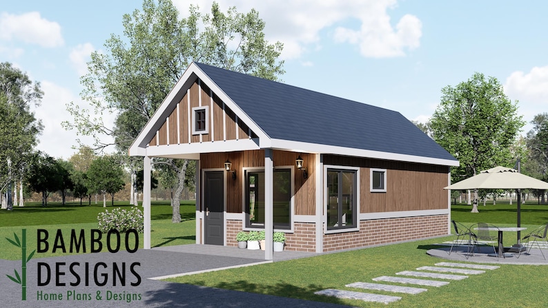 Jegal Tiny Home · 16x32 plan by Bamboo Designs