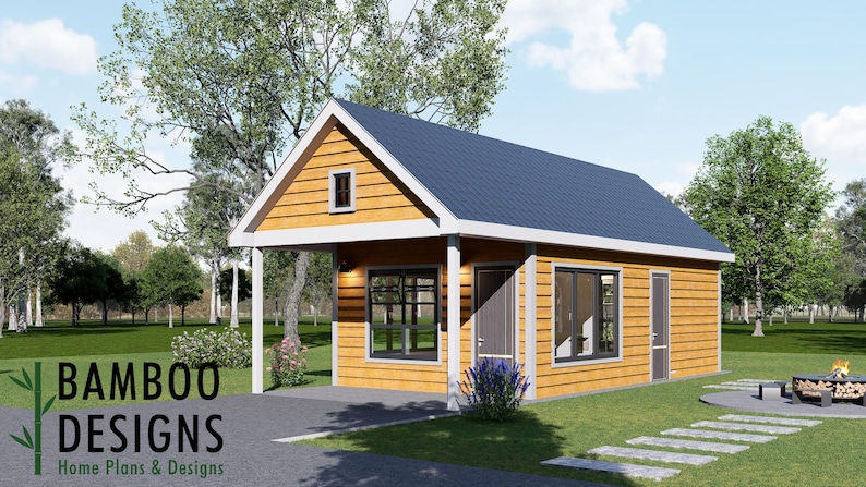 Danbi Tiny Home · 16x30 plan by Bamboo Designs