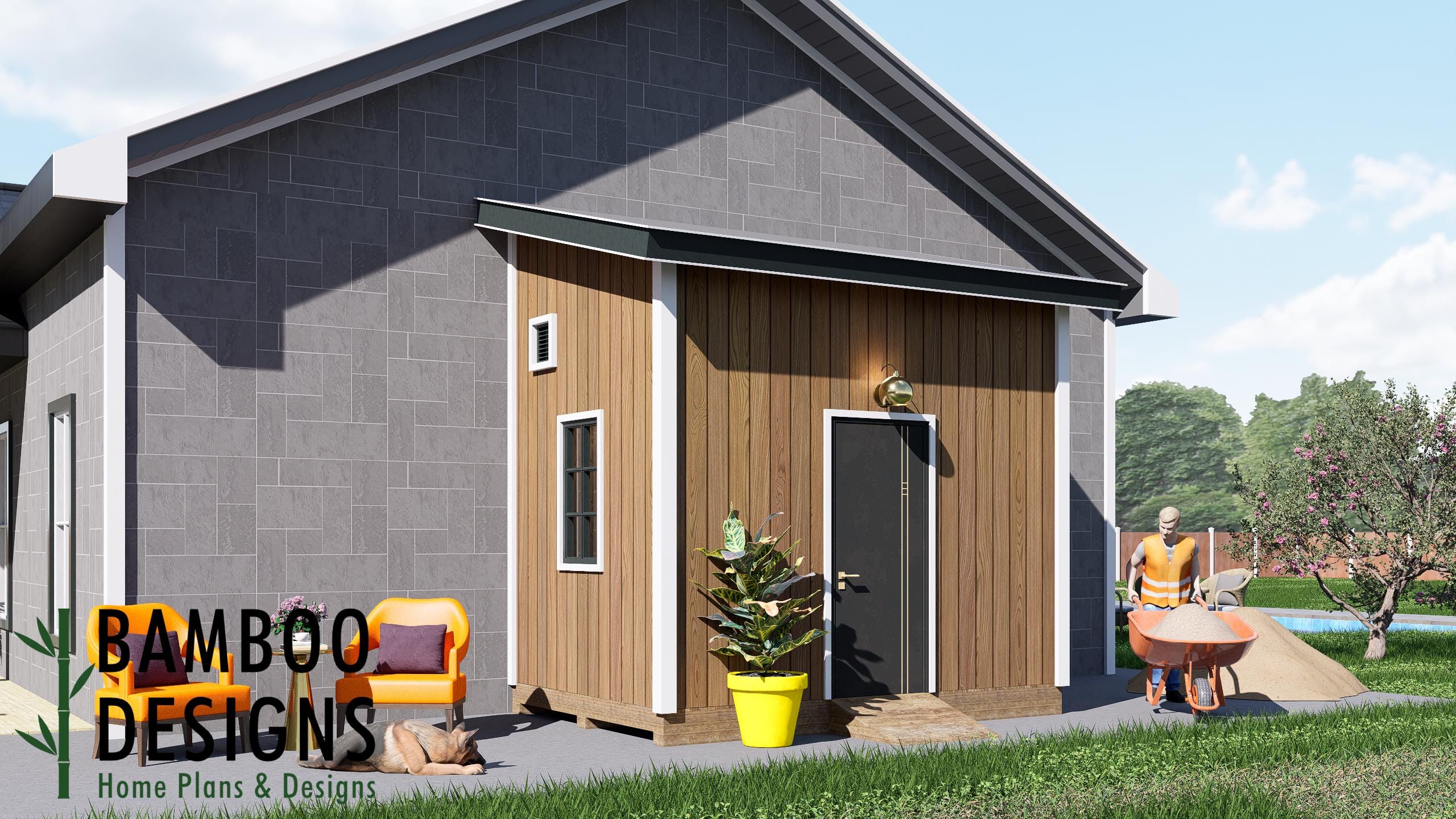 Image of Neil 8x12 Lean-To Shed Plan - A Modern Storage Solution Designed to Elevate Any Backyard | DIY Lean-To Shed Plans