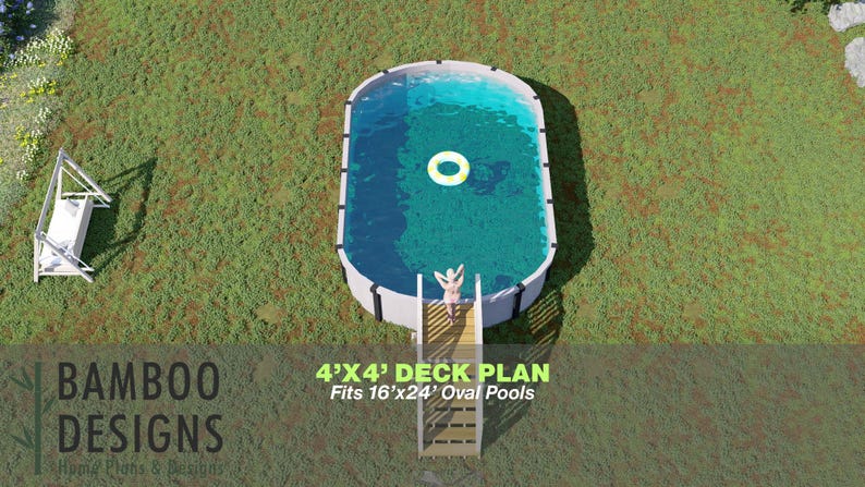Nene Pool Deck · 4x4 plan by Bamboo Designs