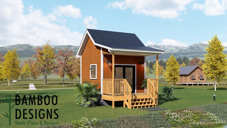 Foxi Tiny Home · 12x12 plan by Bamboo Designs