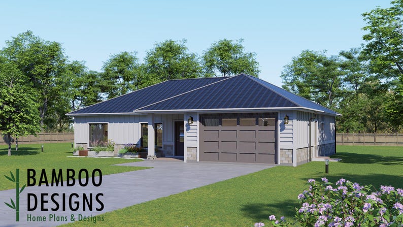 Glacier Single-Family Home · 58x42 plan by Bamboo Designs