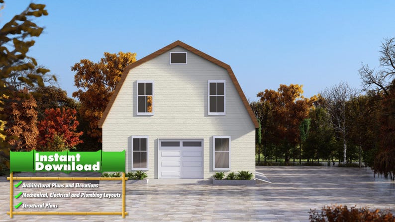 Harvest Loft Garage plan by Bamboo Designs