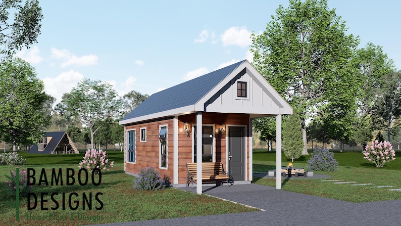 Asahi 12x28 Tiny Home plan by Bamboo Designs