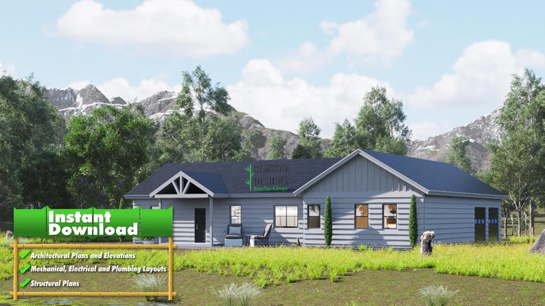 Red River Texas Barndominium plan by Bamboo Designs