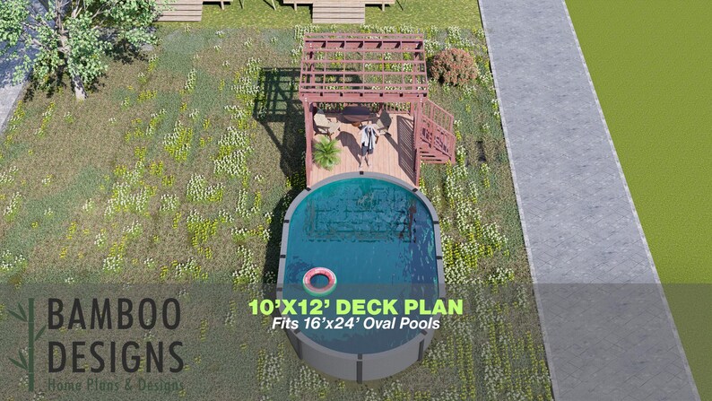 Myna Pool Deck · 10x12 plan by Bamboo Designs
